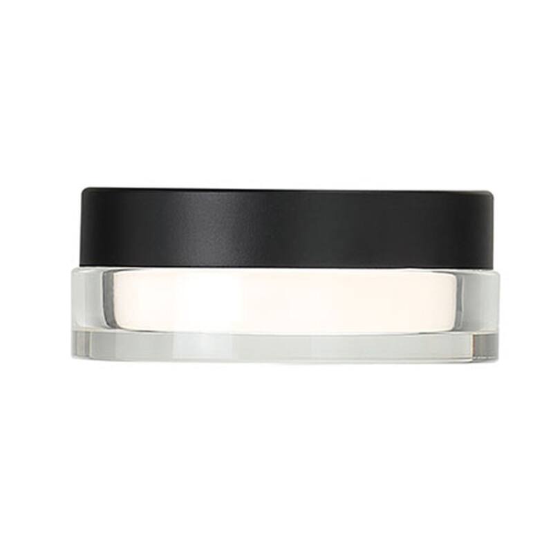 Pi 6in LED Round Flush Mount 2700K - Black-2700K - 6
