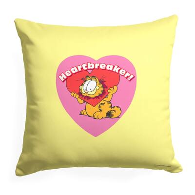 Nickelodeon Garfield Heartbreaker 18 Inch Throw Pillow