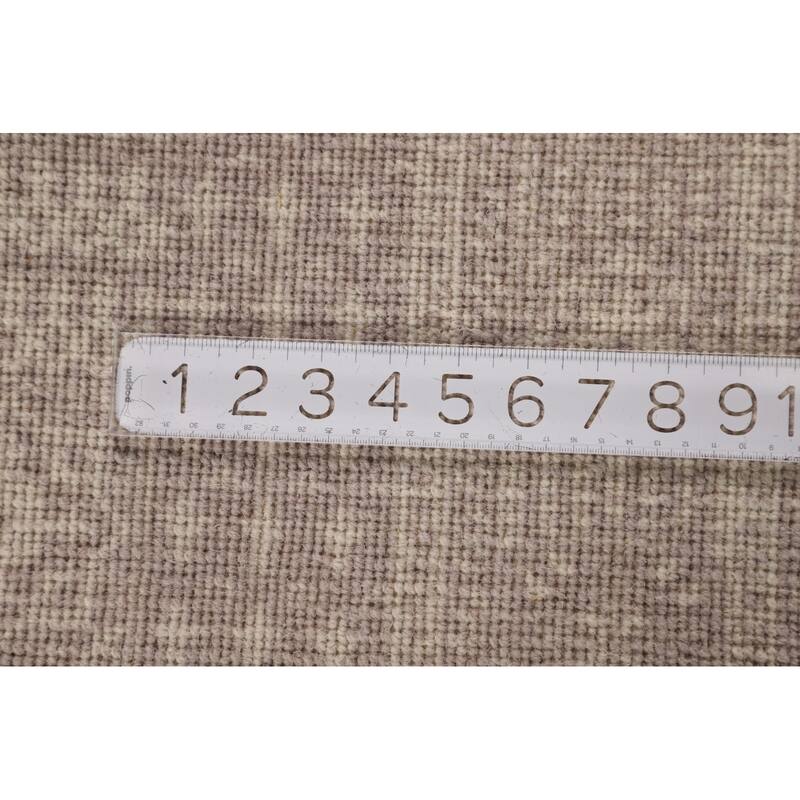 Geometric Oriental Area Rug Handmade Wool Carpet - 5'3"x 7'6"