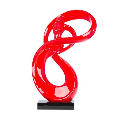 Finesse Decor - Lady roll - Middle Red - LARGE