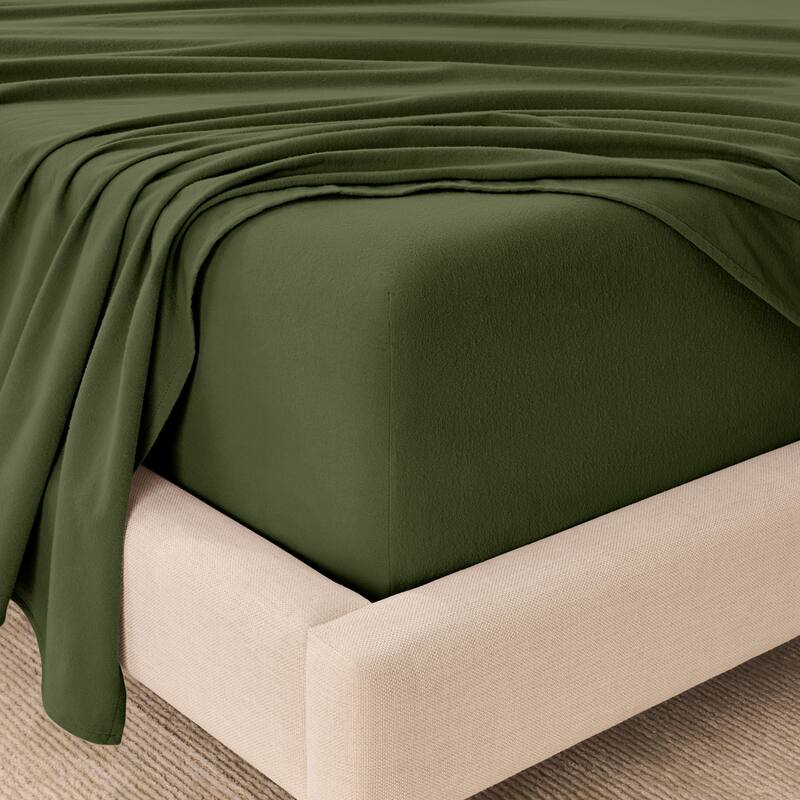 Bare Home Organic Cotton Flannel Sheet Set