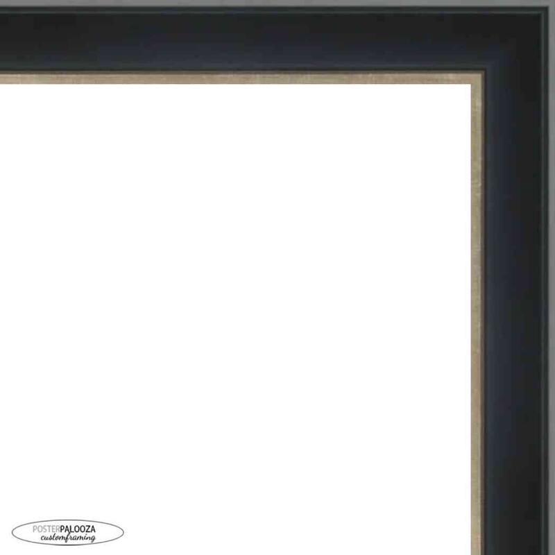 22x17 Contemporary Black Complete Wood Picture Frame with UV Acrylic, Foam Board Backing, & Hardware