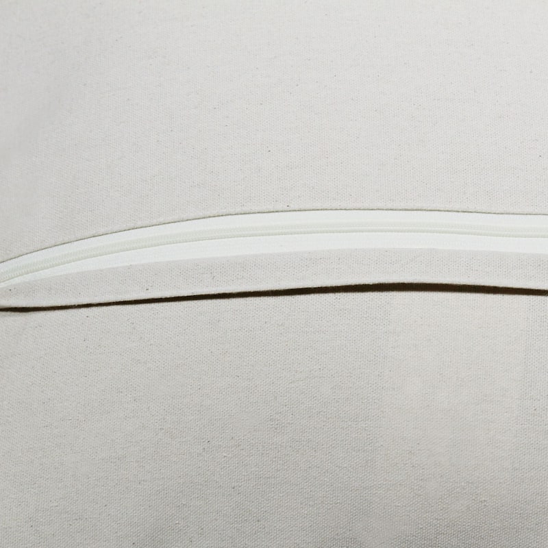 20" Green and White Striped Square Throw Pillow