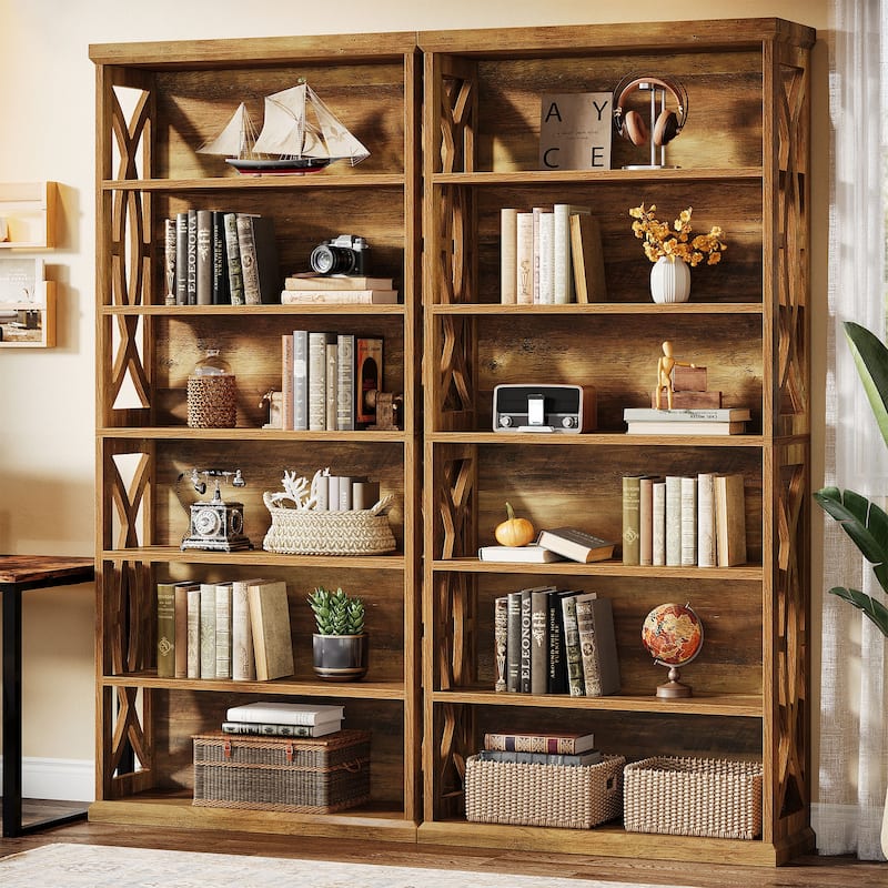 6-Tier Bookshelf, Freestanding Bookcase