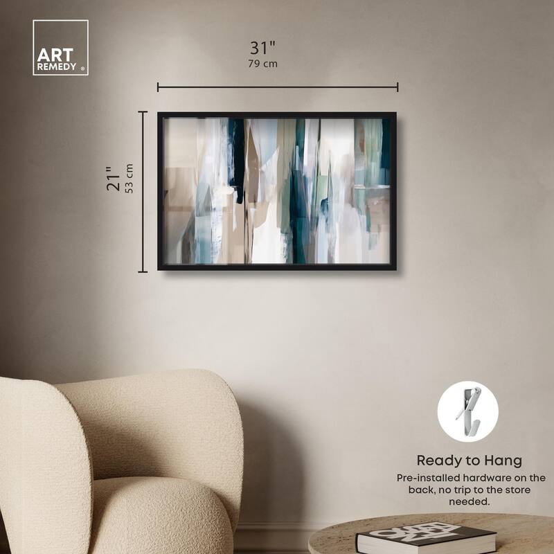 Color Columns Shadowbox by Art Remedy