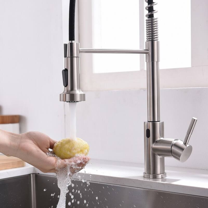 Touchless Kitchen Faucet w/Pull Down Sprayer Motion Sensor Sink Faucet