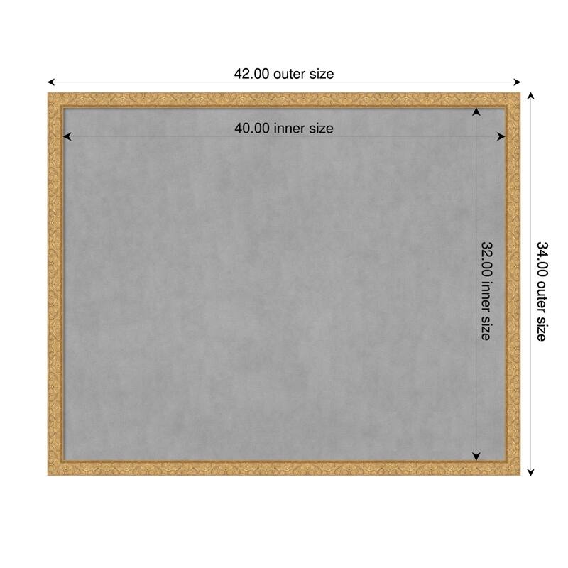 Amanti Art Lila Gold Framed - 42 x 34 in - Lila Gold