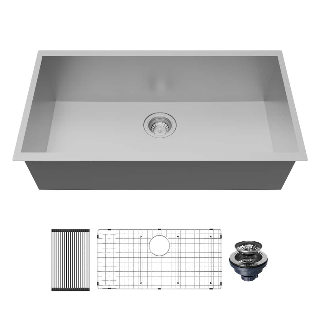 Karran USA UUMSB3321-PK1 Fusion 33" Undermount Single Basin Stainless