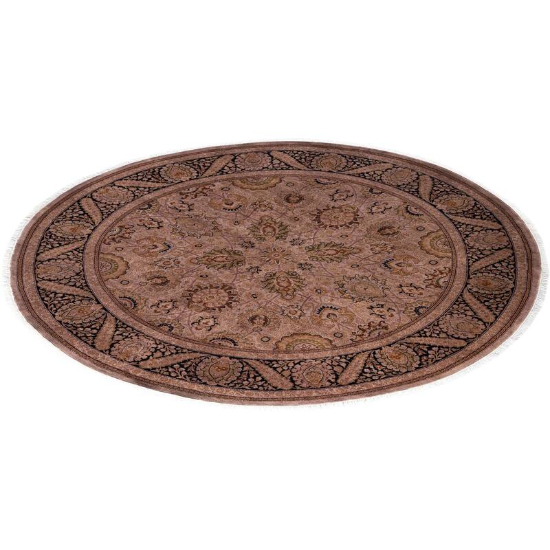 Overdyed One-of-a-Kind Hand-Knotted Area Rug - Beige - 7' 1" x 7' 1"