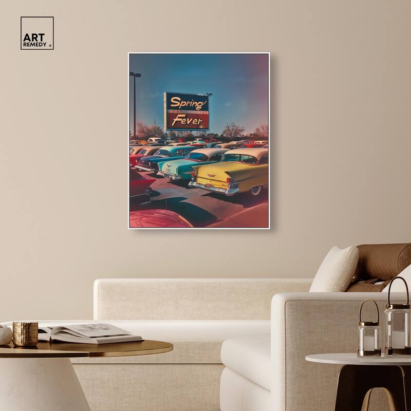 Spring Drive By Canvas by Art Remedy