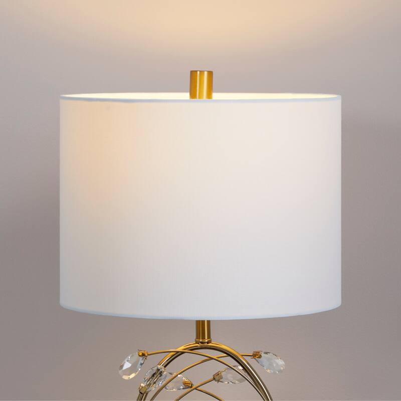 Crystal Buds 25" Table Lamp - Set of 2