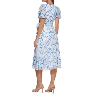 dkny blue and white dress Modern 70-in Matte Black 6-Blade Crystal LED Ceiling Fan with Light and Remote