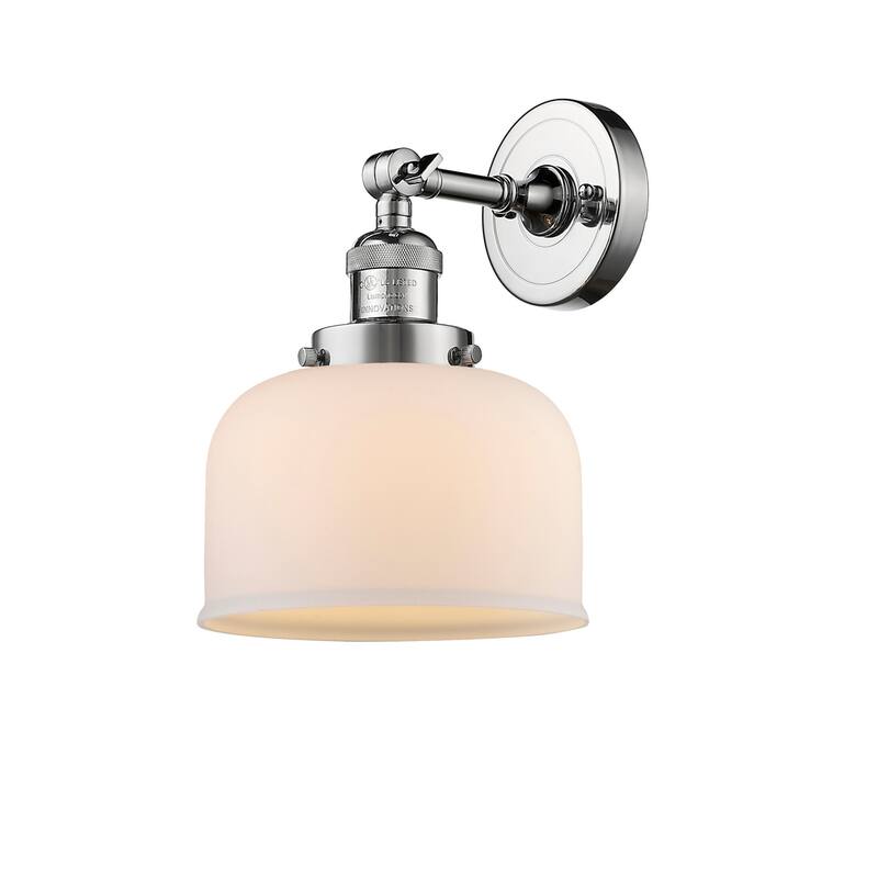 Innovations Lighting Large Bell Single Light 12" Tall Bathroom Sconce