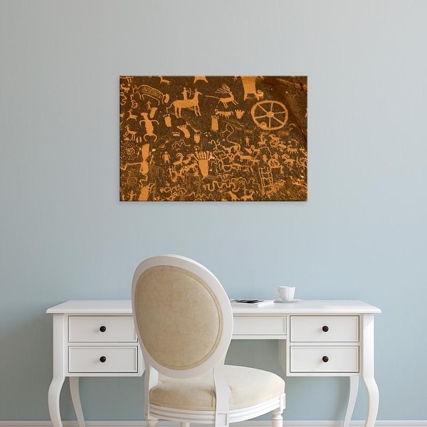 Easy Art Prints Paul Colangelo's 'Newspaper Rock Historical Monument' Premium Canvas Art