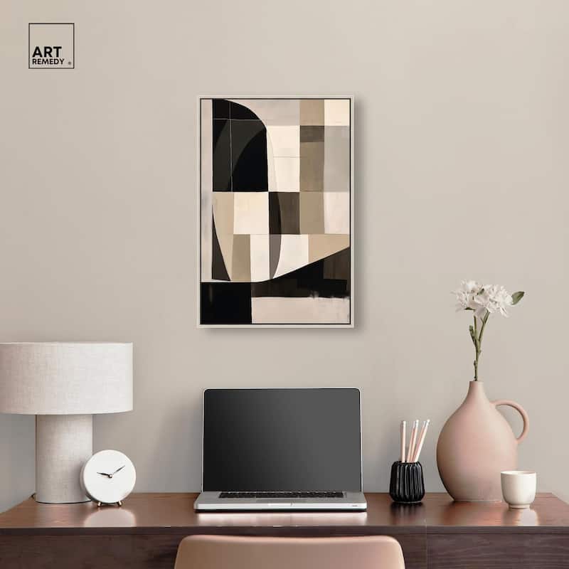 Modern Shapes II Canvas by Art Remedy