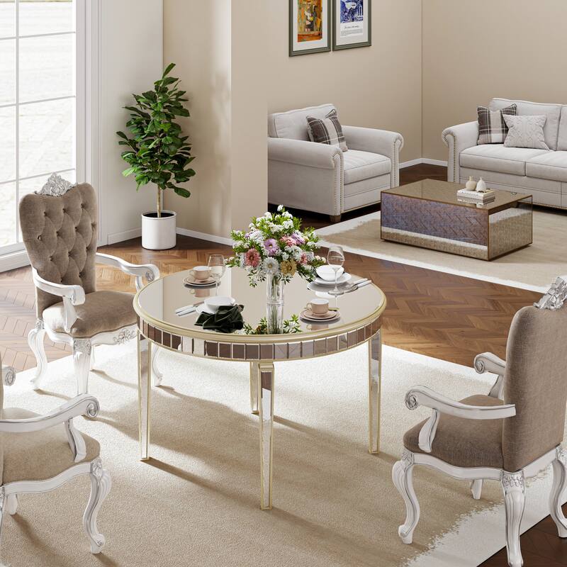 Contemporary Round Dining Table
