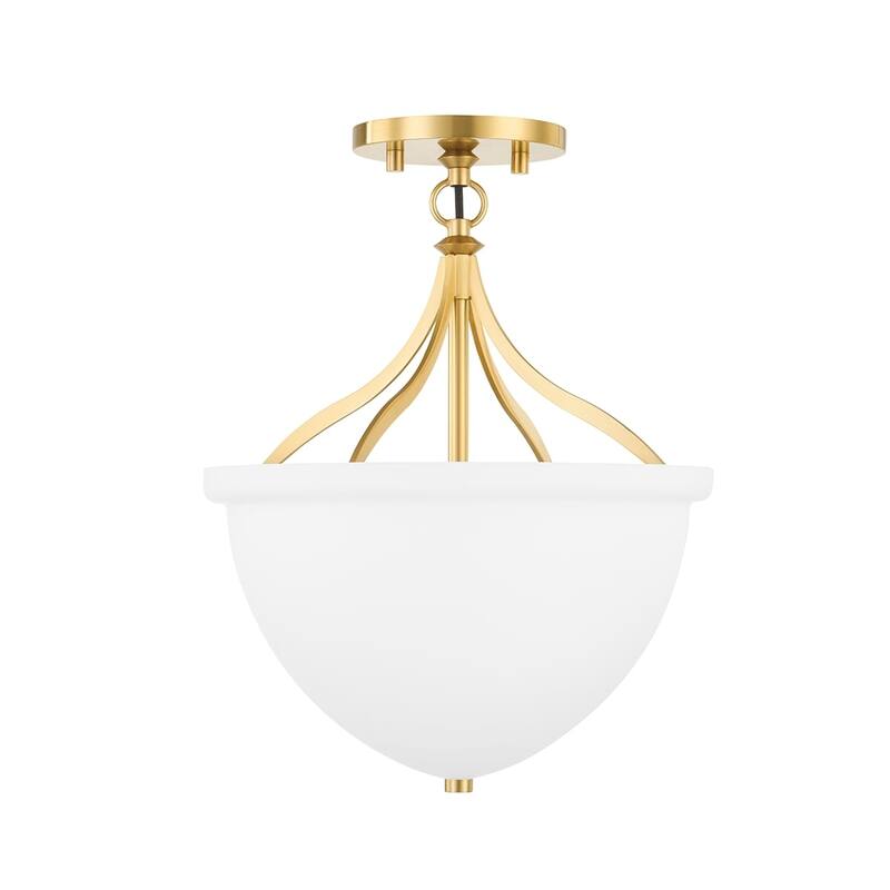 Browne 1 Light Semi Flush