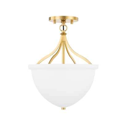 Browne 1 Light Semi Flush