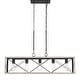 preview thumbnail 9 of 68, Kiro 5-light Farmhouse Linear Chandelier Faux Wood Dining Lighting with UL Certified - 36''