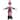 Inflatable White Red Lighted Standing Uncle Sam Outdoor Decor, 70-Inch