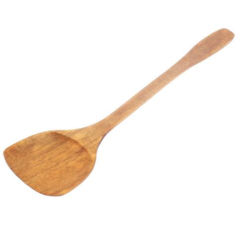 Wood Handmade Kitchen Cooking Egg Pancake Turner Natural Spatula