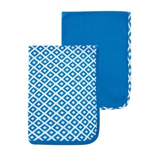 Yoga Sprout Baby Boy Cotton Swaddle Blankets, Blue Elephant, One Size - Blue Elephant - One Size