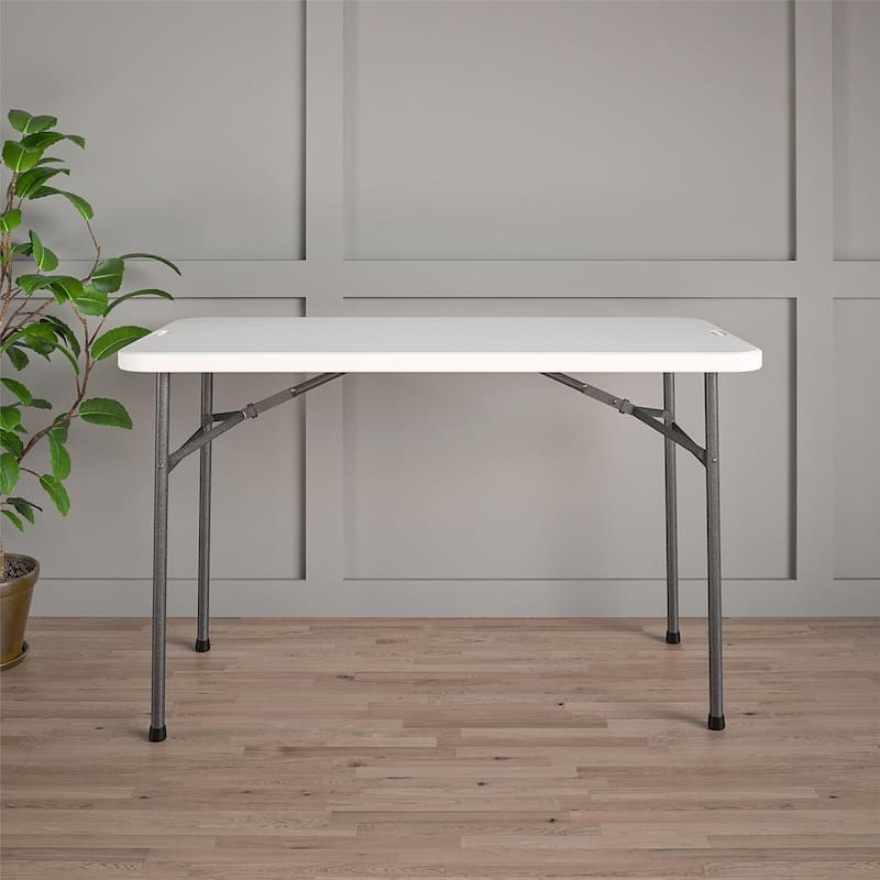 COSCO Indoor/Outdoor 4 ft. Straight Folding Utility Table