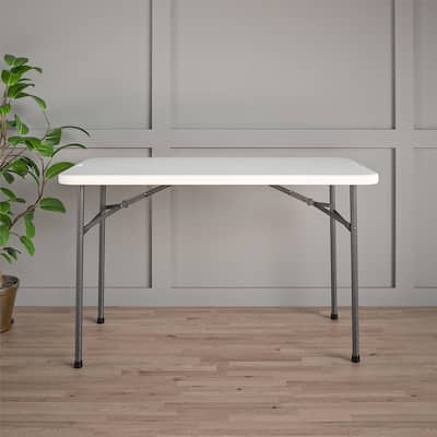 COSCO Indoor/Outdoor 4 ft. Straight Folding Utility Table