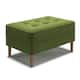 Option Forest Green Velvet / Walnut Legs