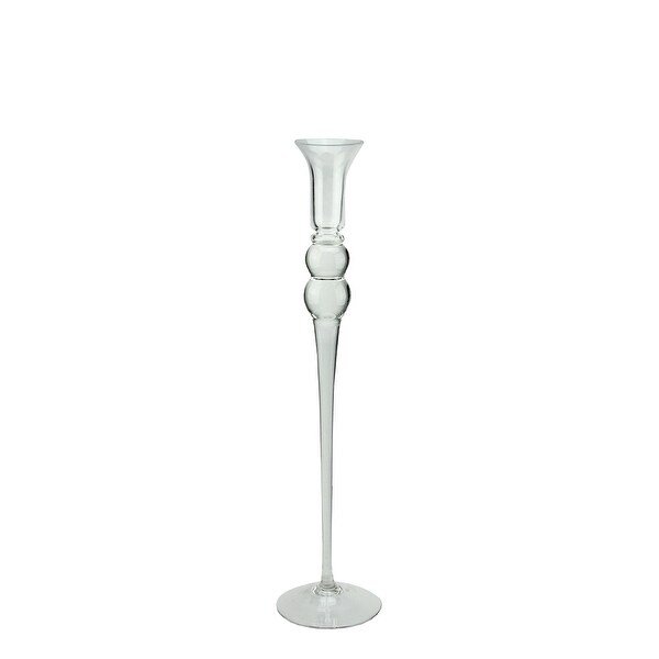 glass taper candle holders