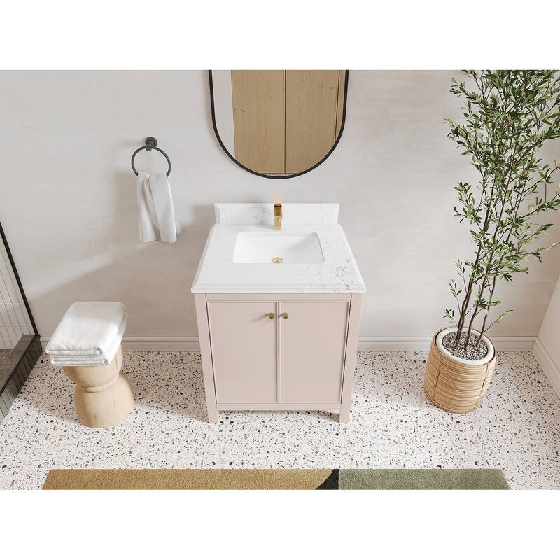Willow Collections 30 in. W x 22 in. D Chicago Single Sink Bathroom Vanity with Countertop