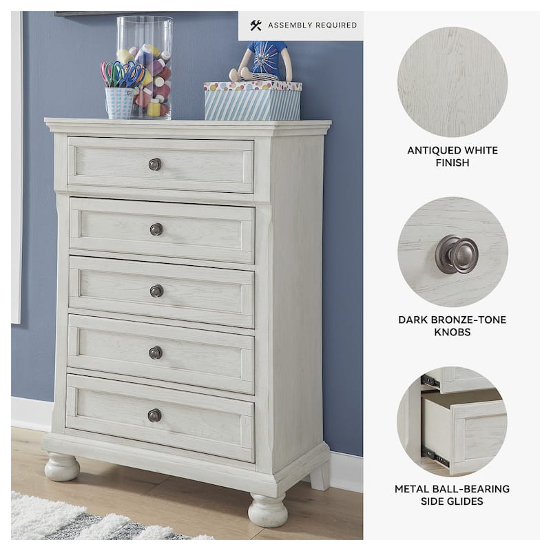 Signature Design by Ashley Robbinsdale White Dresser