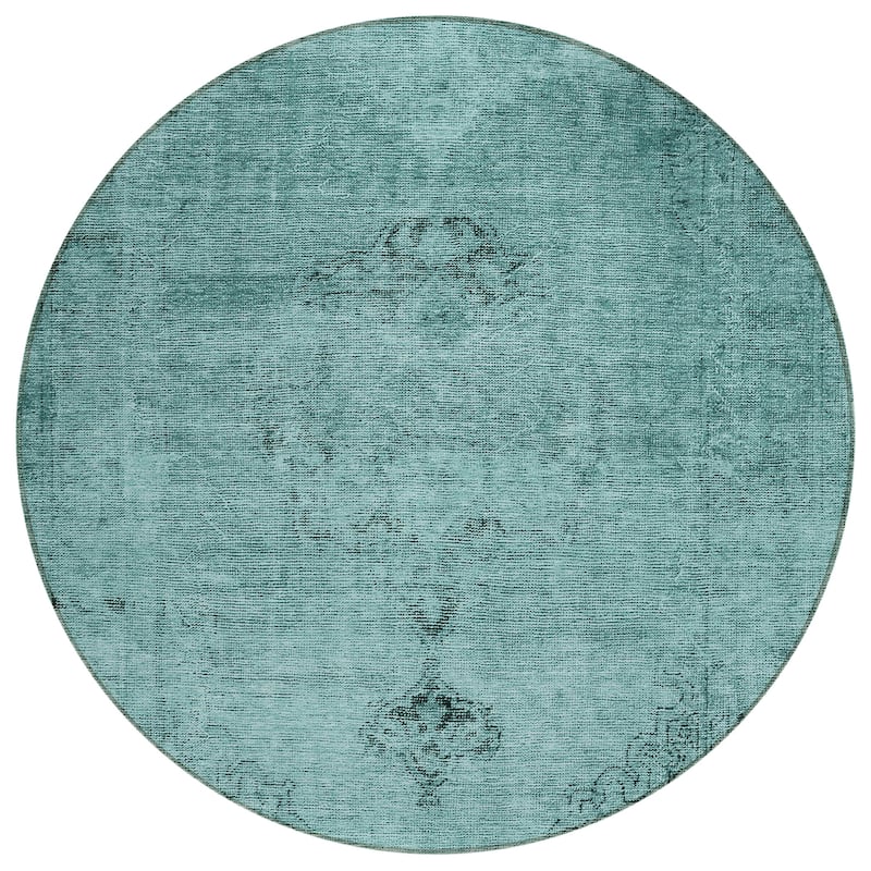 Machine Washable Indoor/ Outdoor Chantille Traditional Vintage Rug