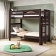 preview thumbnail 28 of 26, Taylor & Olive Trillium Tall Twin over Twin Bunk Bed with End Ladder