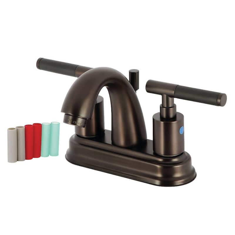 Kingston Brass FB561.CKL Kaiser 1.2 GPM Centerset Bathroom Faucet with - Oil Rubbed Bronze