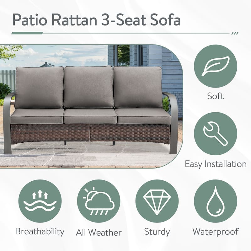 Pocassy Outdoor Patio Furniture Set