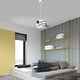 preview thumbnail 2 of 3, Polaris 1-Light White Helmet Pendant Light with Resin Shade for Kids