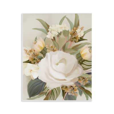 Stupell Charming Soft Rose Bundle Wall Plaque Art Design By House Fenway