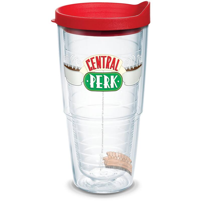 Tervis Friends Central Perk Made in USA Double Walled Insulated Travel Tumbler, Classic - 24oz