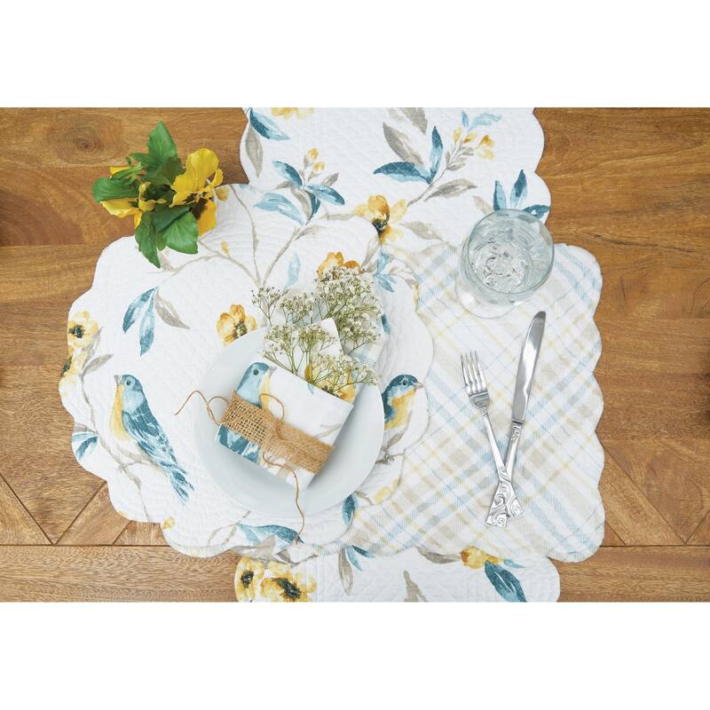 Calix Bluebird Cotton Napkin Machine Washable Set of 6