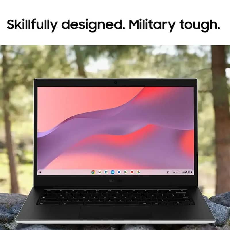 Samsung Galaxy Chromebook Go 14" LED Laptop - Intel Celeron- 4GB Memory - 128GB Storage (Silver)