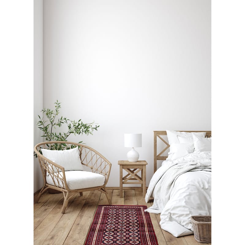 Teimani Red Rug 3'9" x 6'4" - 3'9 x 6'4