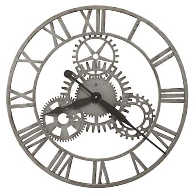 Howard Miller Sibley Steampunk Industrial Wall Clock