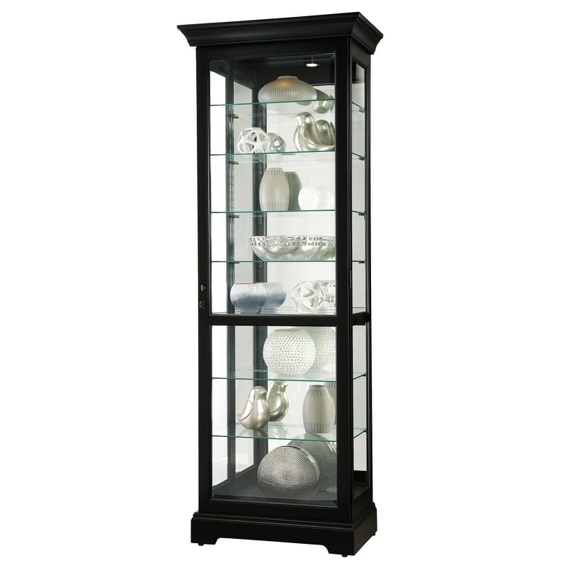 Howard Miller Chesterbrook I Curio Cabinet - Black Satin