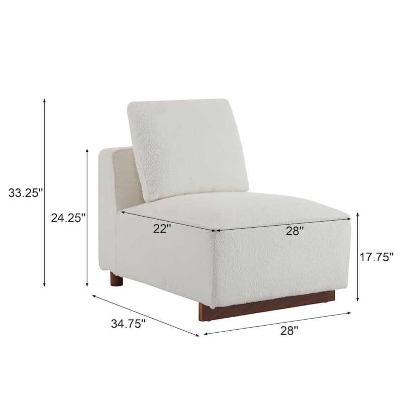 Christopher Knight Home 4 Seater Beige 130" Width Modular Sofa