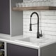 preview thumbnail 65 of 65, Karran QT-825 Drop-in 15-3/4" Single Bowl Quartz Composite Kitchen Sink
