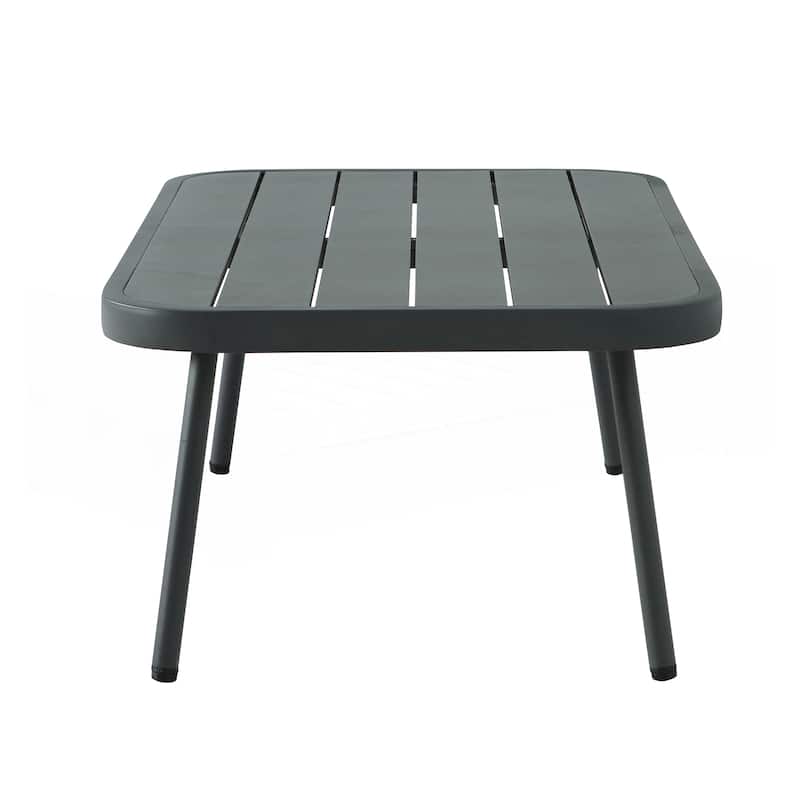 Steel Loveseat and Table