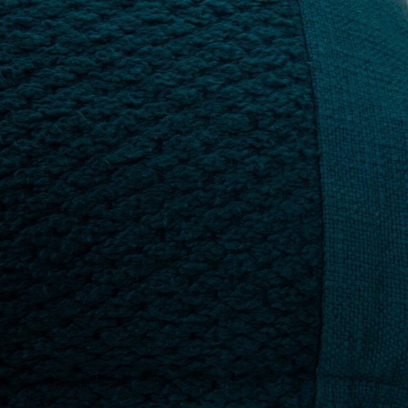 Rizzy Home Designed Blocked Textured Throw Pillow - Down - Teal