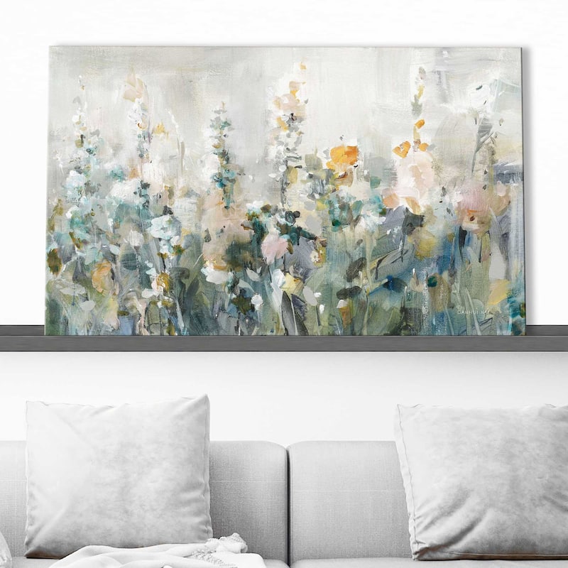 "Rustic Garden Neutral (Horizontal)" Print on Canvas