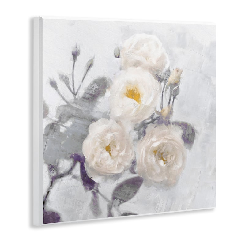Stupell Bundle of White Blooms Wall Plaque Art Design By Emily Ford
